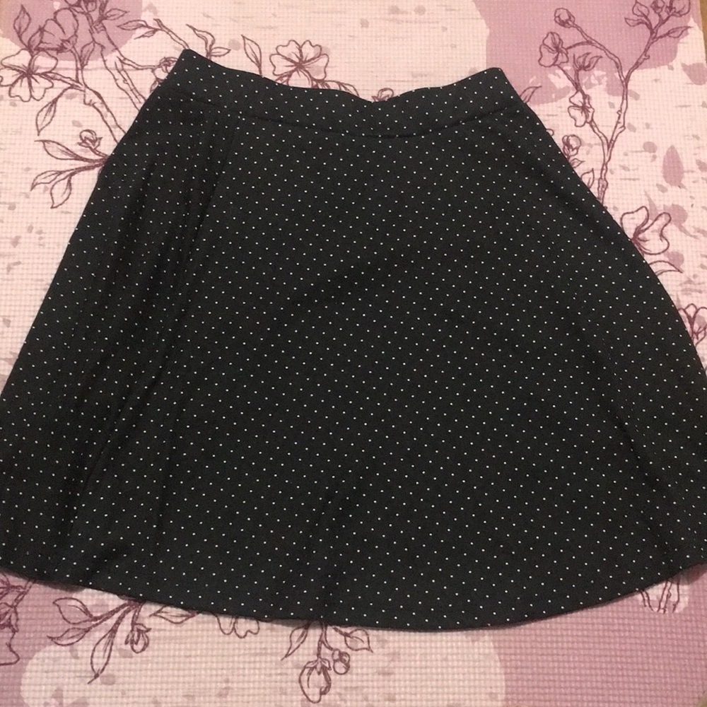 Forever 21 Polkadot Skater Skirt